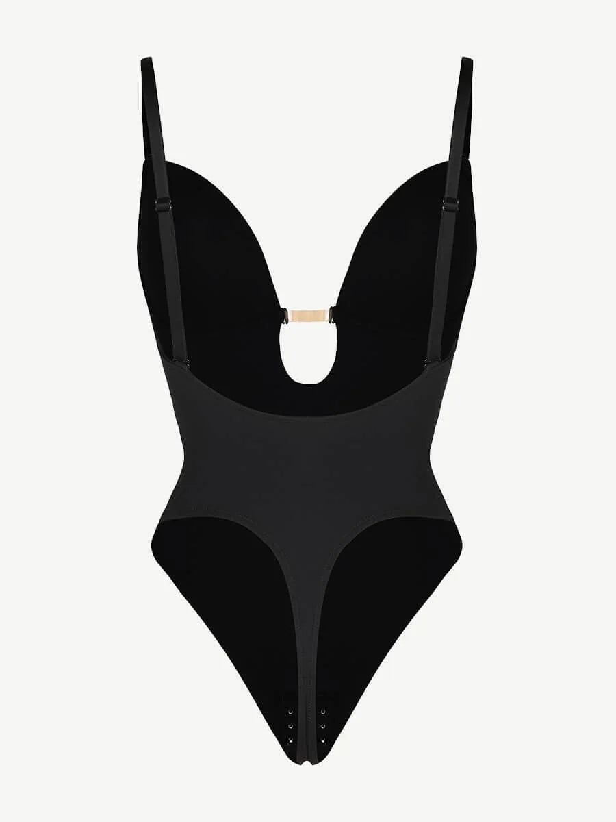 Low-Cut Thong Bodysuit