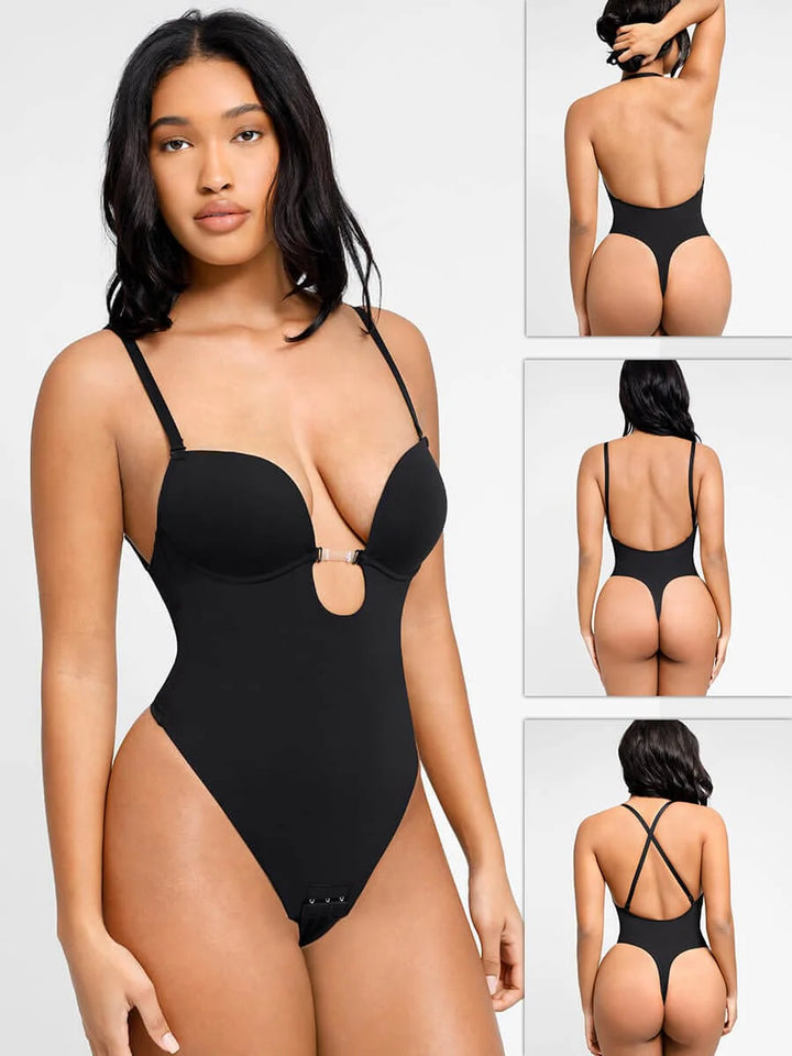 Low-Cut Thong Bodysuit