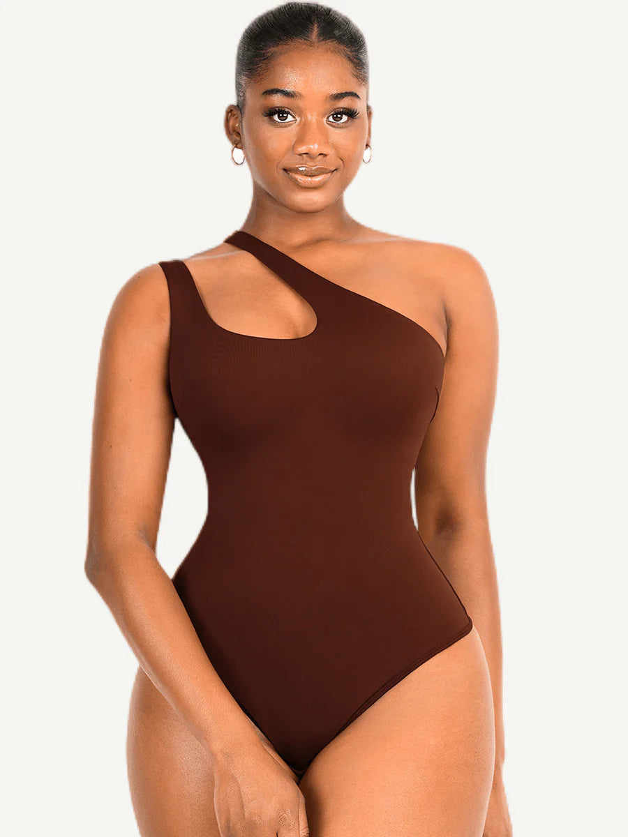 One shoulder shareware bodysuit