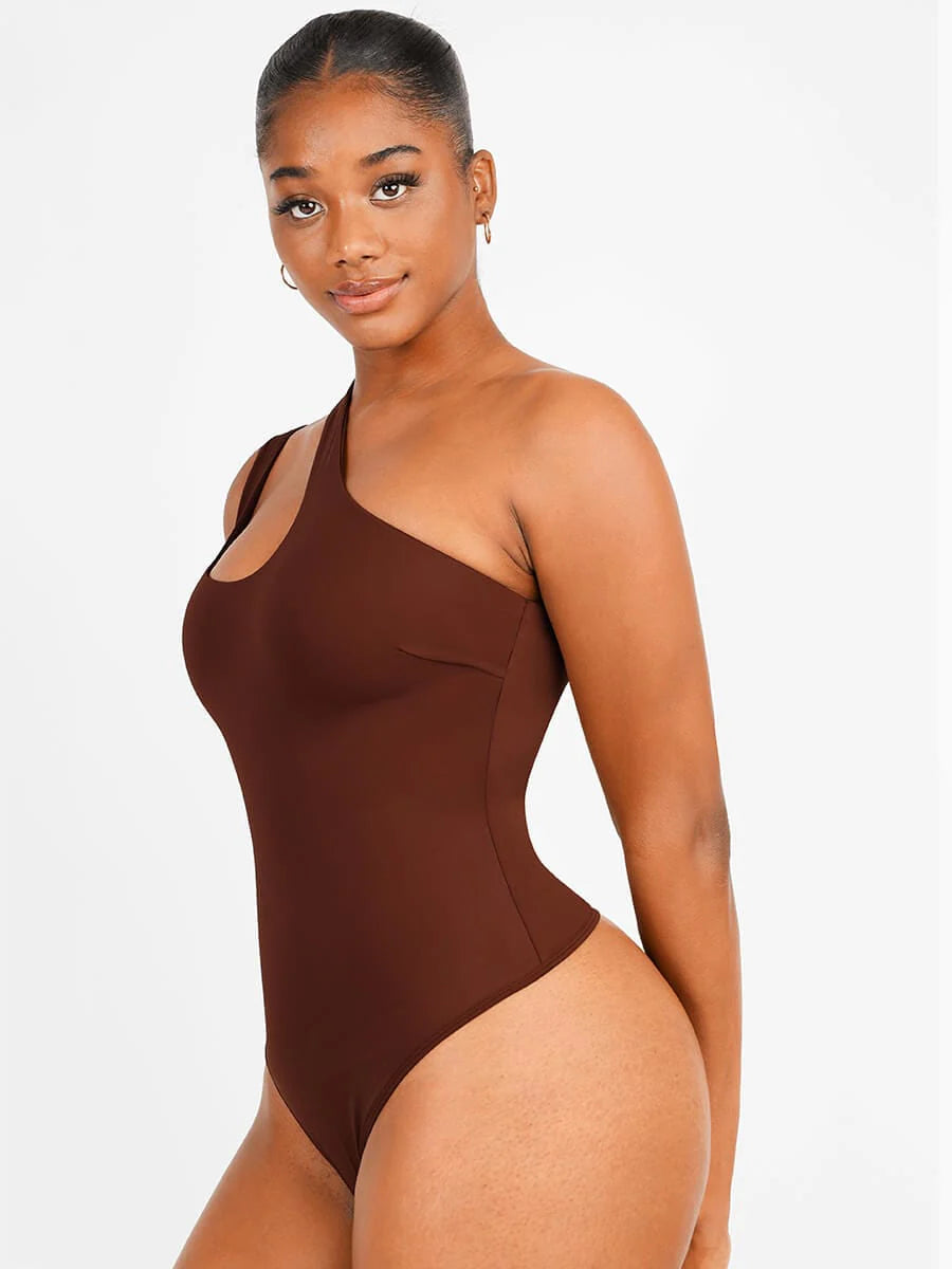 One shoulder shareware bodysuit