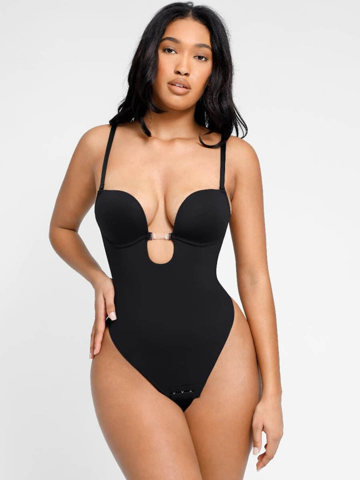 Low-Cut Thong Bodysuit