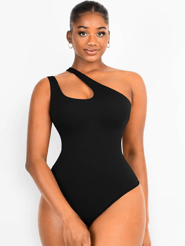 One shoulder shareware bodysuit