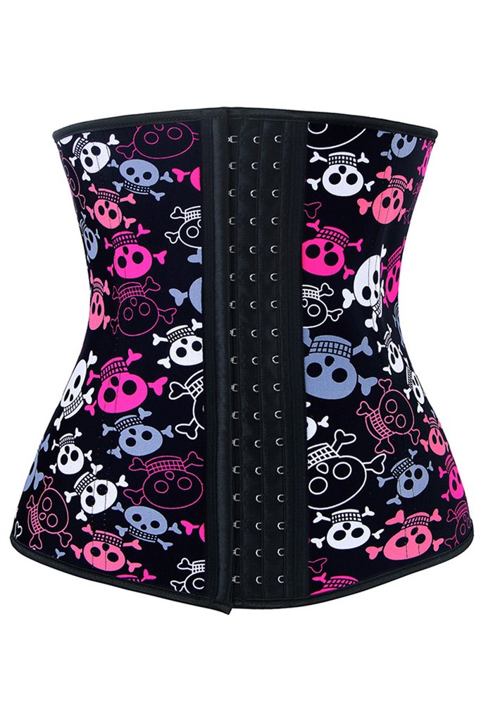 Pink skull waist trainer